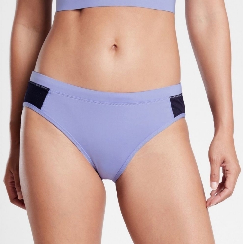 Athleta Cross Train Bikini Bottom Internal Drawcord at The‎ Waist